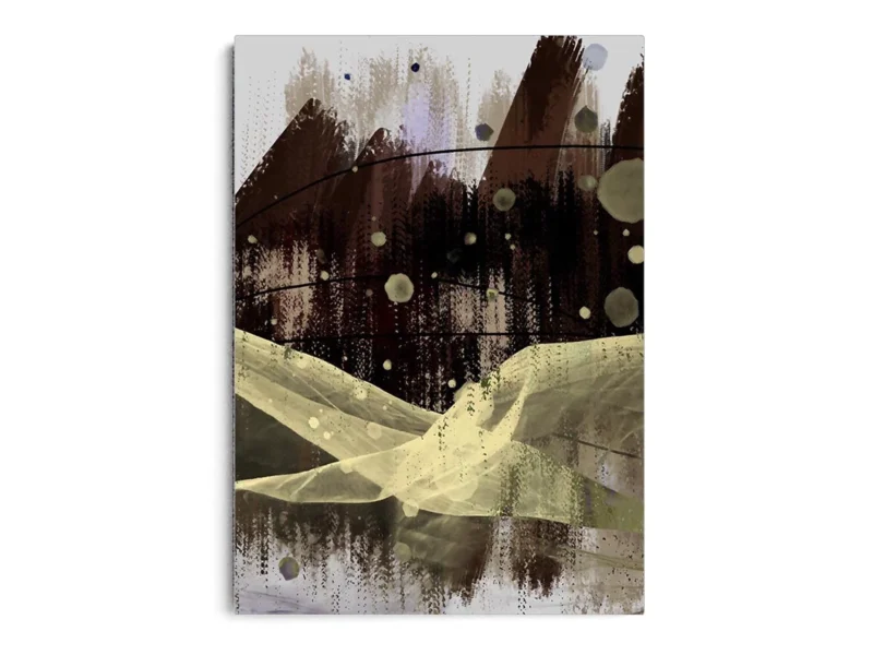 Arte Abstracto Campo con Vista al Bosque 3 de 3