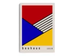 Arte Ilustración Bauhaus Bloques de Colores Vivos