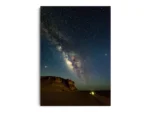 Póster Fotografía Vía Láctea desde Desierto Nocturno