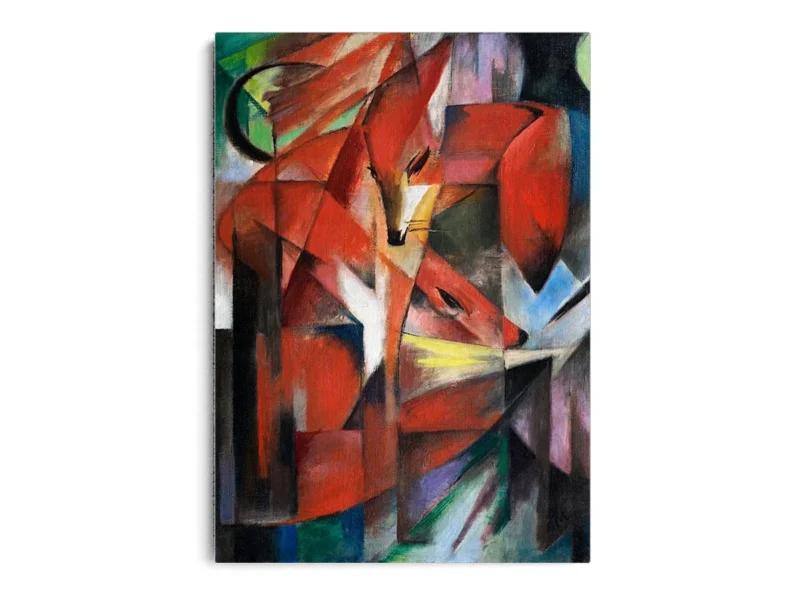 Arte Obra The Foxes de Franz Marcs