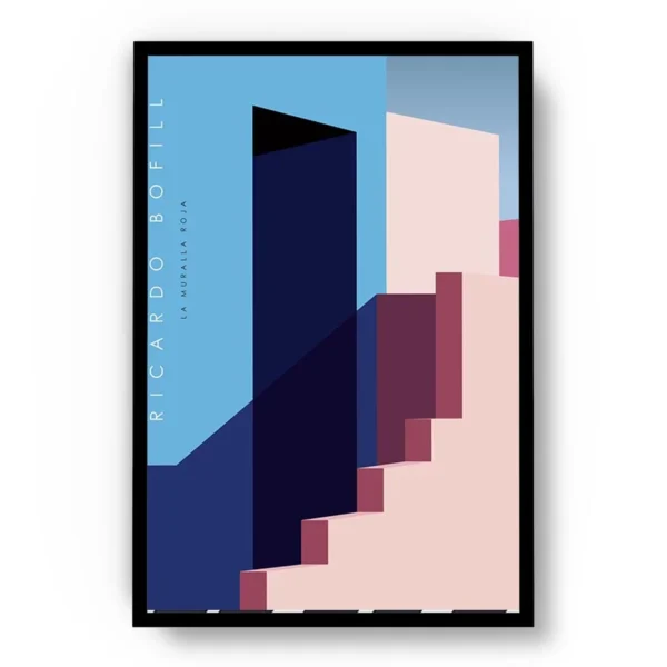Arte Ilustracion La Muralla Roja de Ricardo Bofill