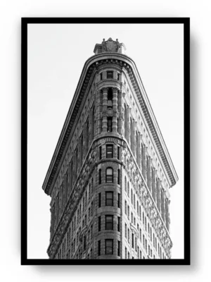 Arte Fotografía de Frente al Flatiron Building en New York