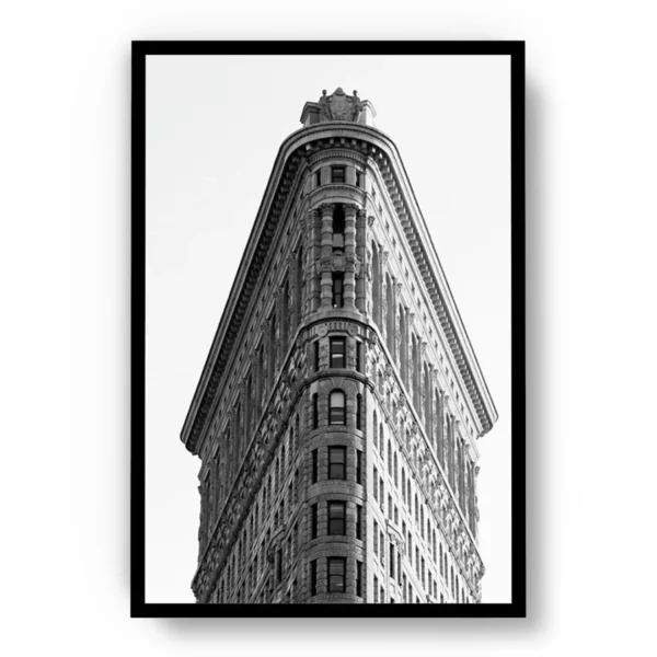 Arte Fotografía de Frente al Flatiron Building en New York