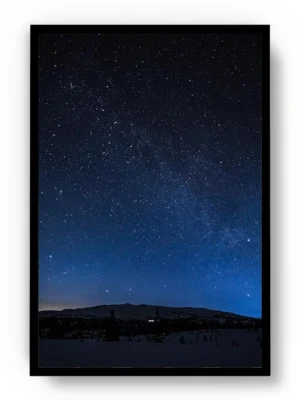 Póster Fotografía Imponente de Cielo Estrellado