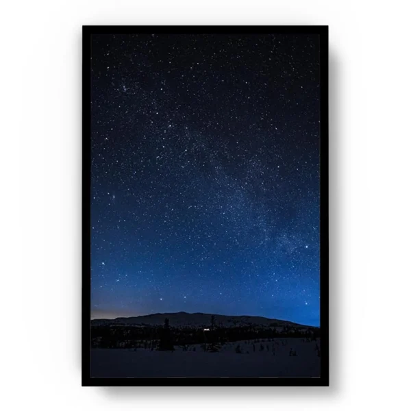 Póster Fotografía Imponente de Cielo Estrellado