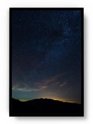 Póster Fotografía Cielo Estrellado al Amanecer