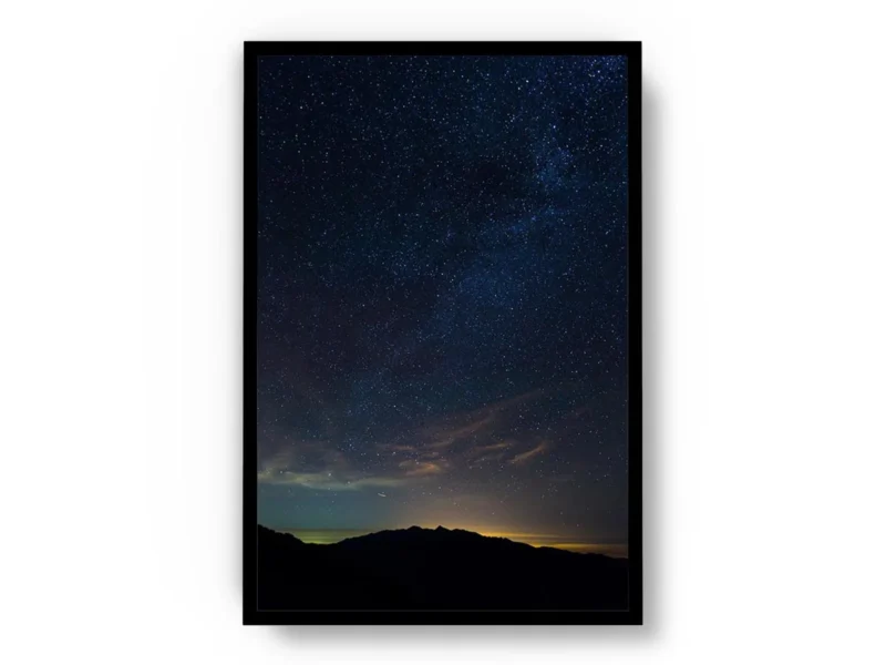 Póster Fotografía Cielo Estrellado al Amanecer