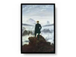 Arte Pintura David Friedrich El Caminante sobre el Mar de Nubes