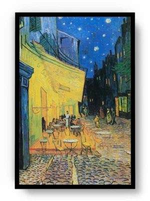 Arte Pintura Van Gogh Terraza de Café por la Noche