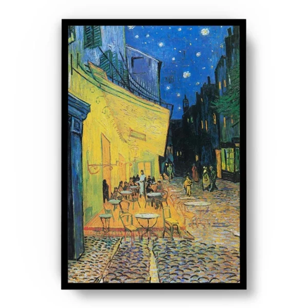 Arte Pintura Van Gogh Terraza de Café por la Noche