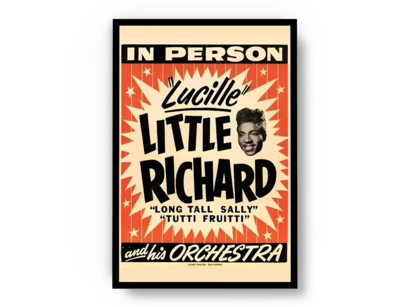 Vintage Poster Lucille Little Richard and His Orchestra
