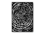 Poster Abstracto Manchas Blanco y Negro