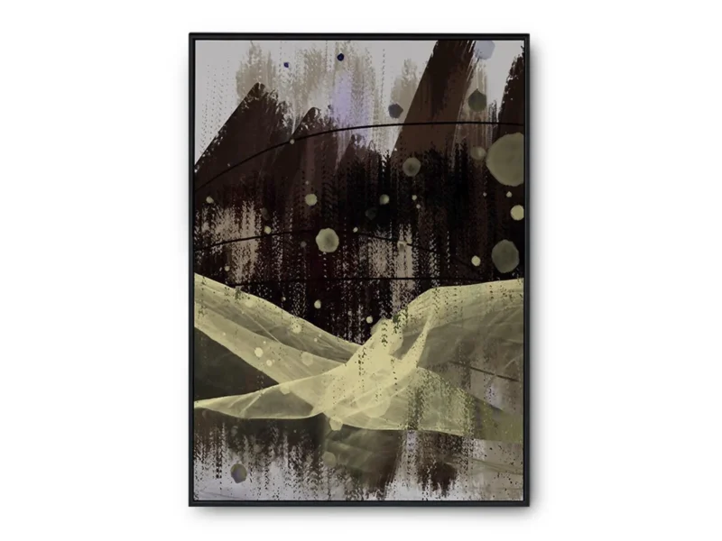 Arte Abstracto Campo con Vista al Bosque 3 de 3