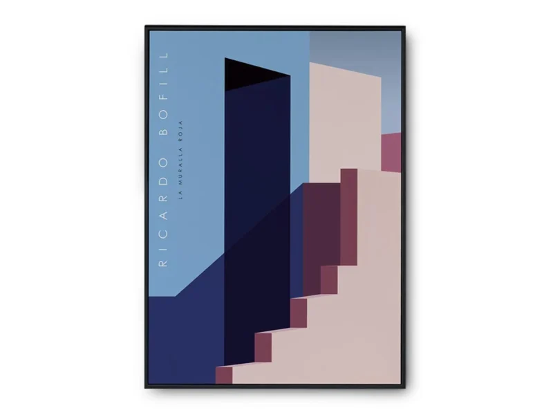 Arte Ilustracion La Muralla Roja de Ricardo Bofill