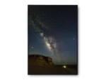 Póster Fotografía Vía Láctea desde Desierto Nocturno