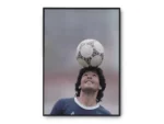 Póster Diego Maradona Control Balón en Cabeza