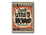 Vintage Poster Lucille Little Richard and His Orchestra