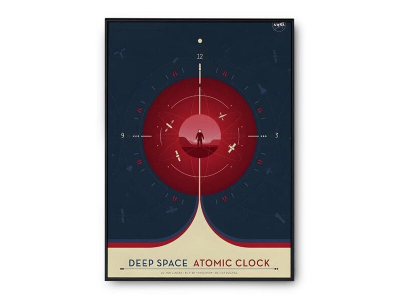 Póster Ilustración del Espacio Deep Space Atomic Clock