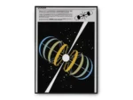 Póster Ilustración sobre el Espacio de Quasar