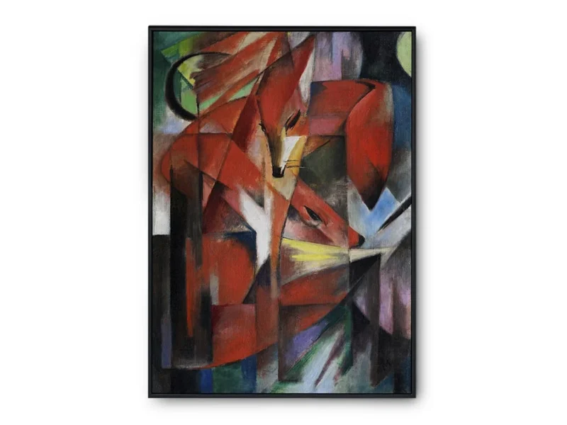 Arte Obra The Foxes de Franz Marcs