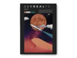 Poster Ilustración Surreal 75 Nave Espacial en Marte