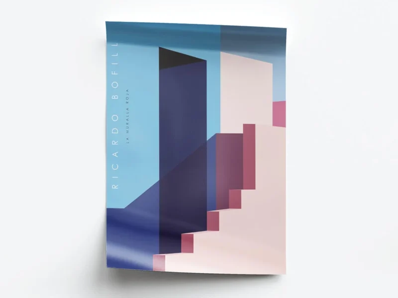 Arte Ilustracion La Muralla Roja de Ricardo Bofill