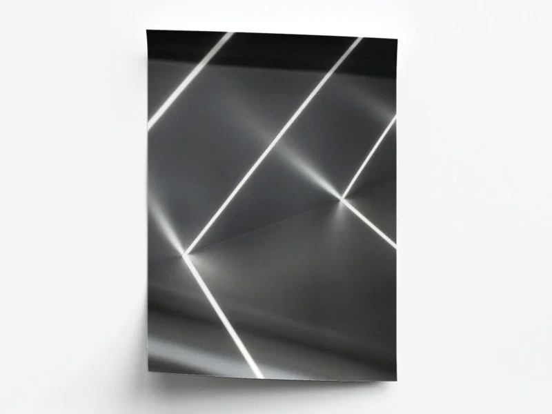 Arte Fotografía Rayos de Luz en Espacio Oscuro