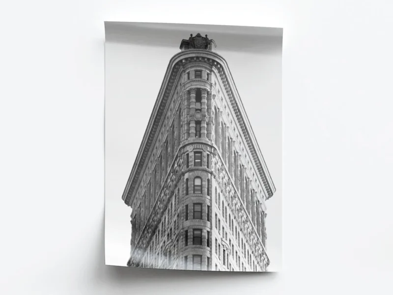 Arte Fotografía de Frente al Flatiron Building en New York