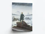 Arte Pintura David Friedrich El Caminante sobre el Mar de Nubes