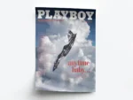 Póster Portada Revista Playboy con Avión